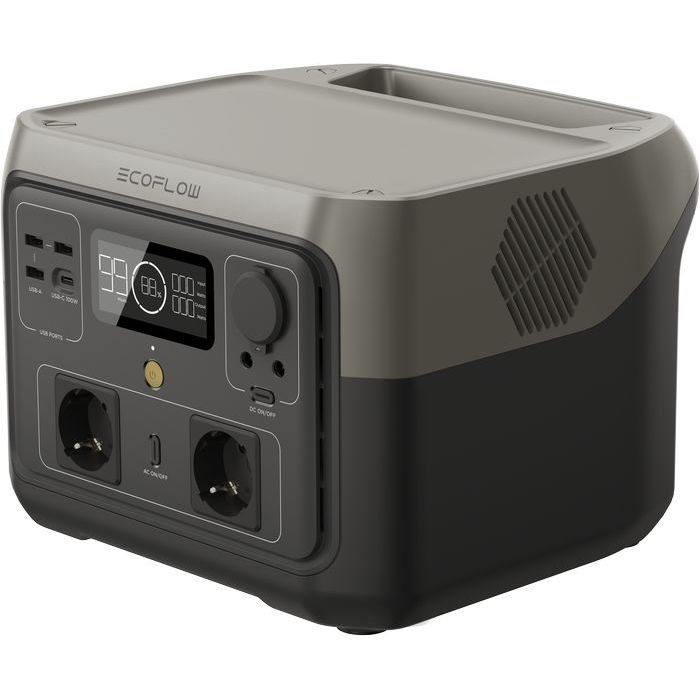 Virta-asema EcoFlow River 2 Max, 500W, 512Wh