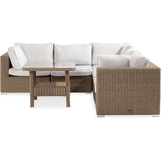 Oleskeluryhmä Marcus + pöytä, luonnonväri