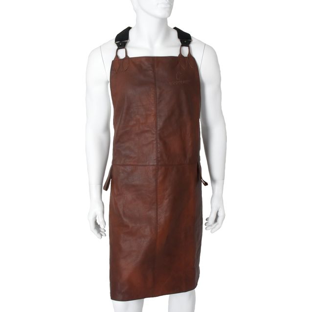 Grillausesiliina Woodline Buffel Exklusiv vaaleanruskea puhvelinnahkaa 92 x 74 cm