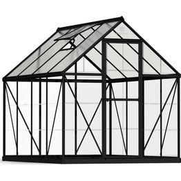 Kasvihuone Palram-Canopia Hybrid, 4.6m², polykarbonaatti, musta
