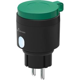 Älypistoke Celotron Nivian Smart, ulkokäyttöön, maksimikuormitus 16A, kulutustilastot, ajastin ja kalenteri, WiFi