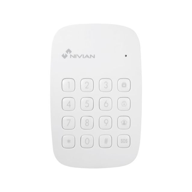 Langaton näppäimistö Celotron Nivian kotiautomaatio- ja hälytysjärjestelmiin