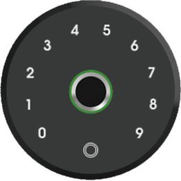 Näppäimistö Celotron A1 PRO+ älylukolle, sormenjälkitunnistimella