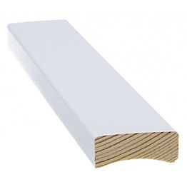 Peitelista Cent, 12x32mm, mänty, valkoinen, eri pituuksia