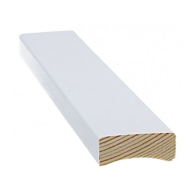 Peitelista Cent, 12x32mm, mänty, valkoinen, eri pituuksia