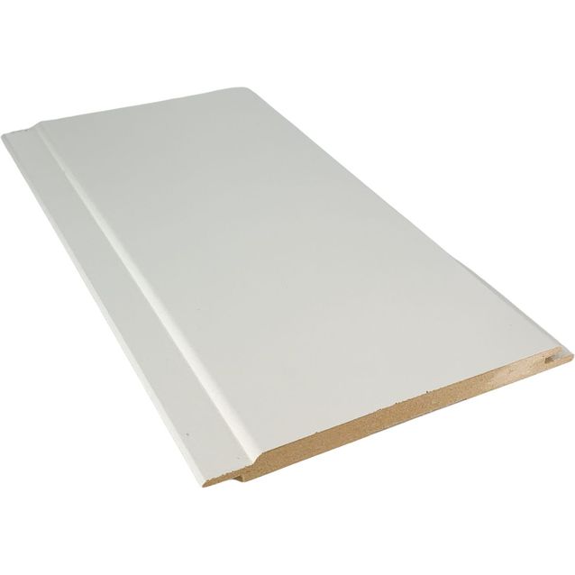 Kattopaneeli Cent STP 10x150x2080 mm MDF maalattu valkoinen