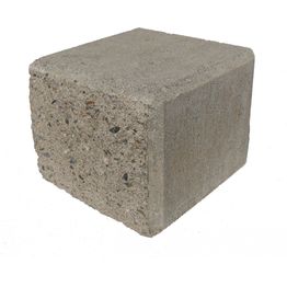 Citymuurikivi Lakka lohko/sileä puolikas, harmaa 180x180x150mm