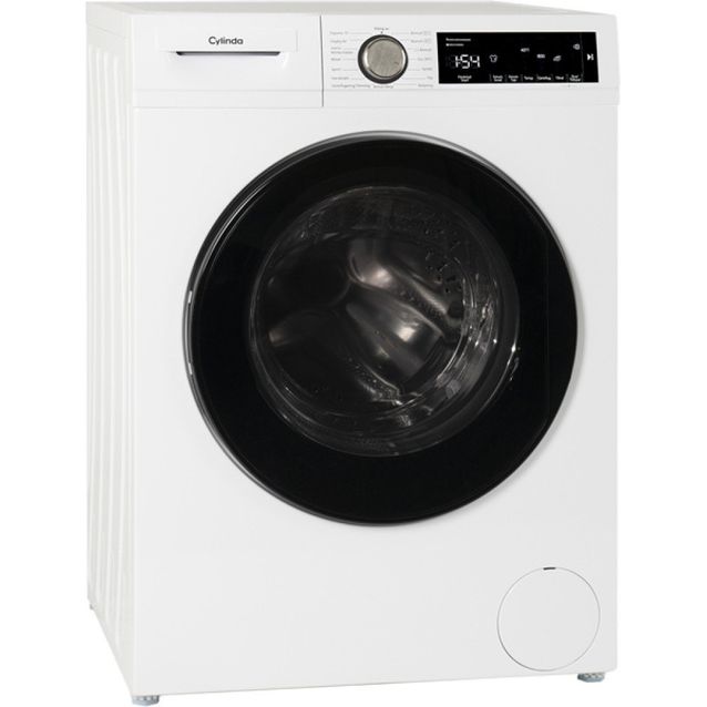 Edestä täytettävä pyykinpesukone Cylinda FT4484A, 59.6cm, 8kg, 1400rpm