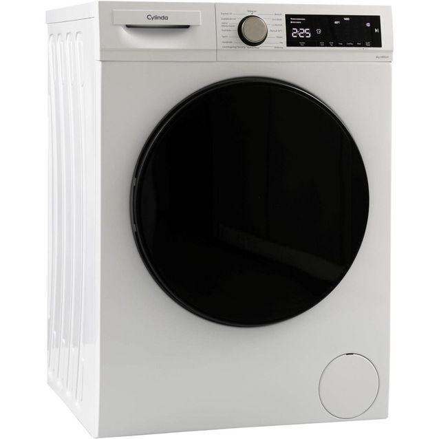 Edestä täytettävä pyykinpesukone Cylinda FT4494MA, 59.6cm, 9kg, 1400rpm