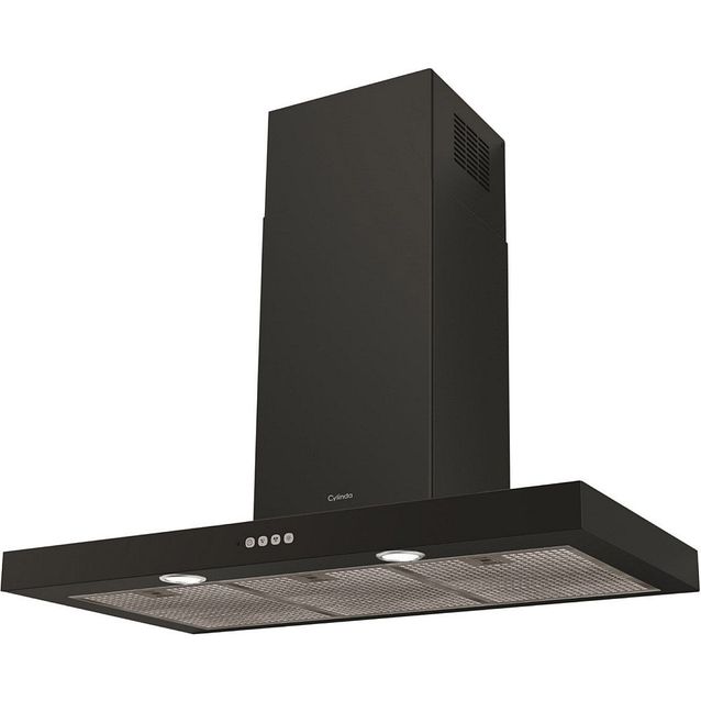 Liesituuletin seinään Cylinda SF190SVA, 90cm, musta, omalla moottorilla