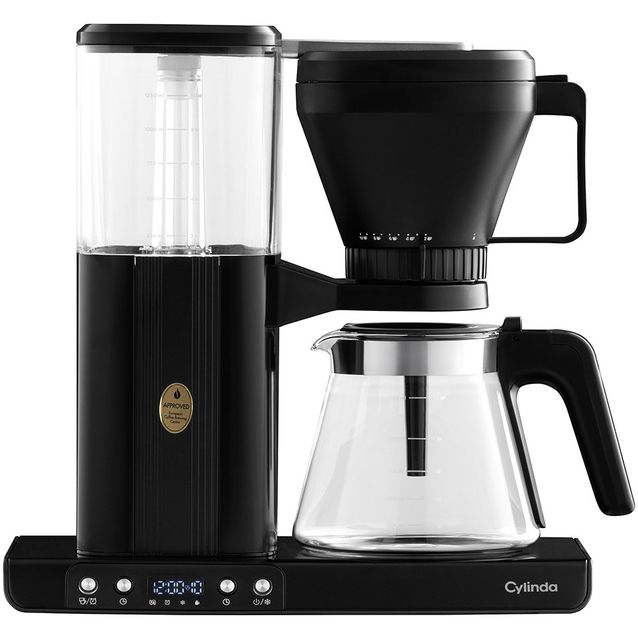 Kahvinkeitin Cylinda KAB1BL, musta, 1.25l