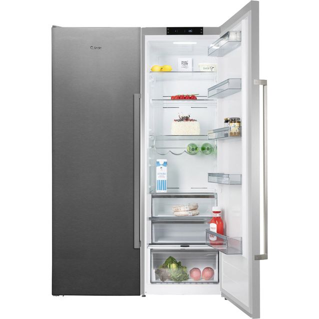 Jääkaappi ja pakastin Cylinda K4485XRFHE - F4485XNRFVE, 119cm, ruostumaton teräs