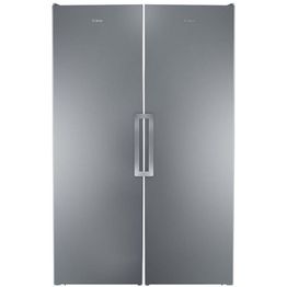 Jääkaappi ja pakastin Cylinda K2385XRFHE - F2385XNVRFE, 119cm, ruostumaton teräs