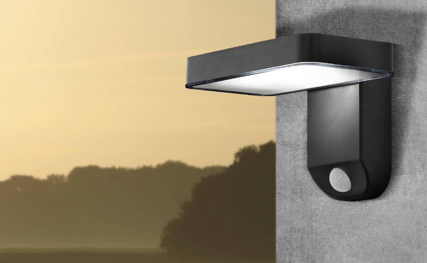 LED ulkosein valaisin Eglo Pastion Liiketunnistimella Aurinkokenno 