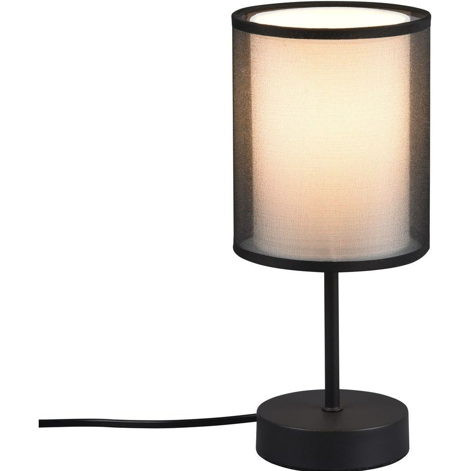 Pöytävalaisin Trio Burton E14 mattamusta