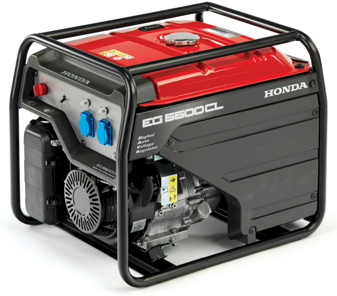 Generaattori Honda EG5500 sivusta