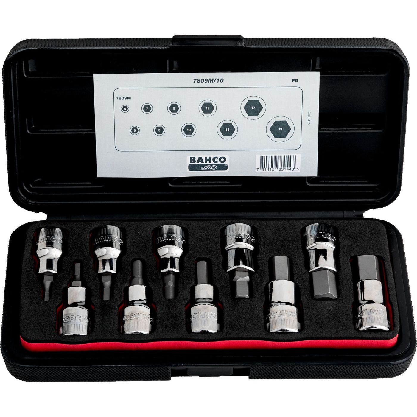 Bahco Bah434S6 Bh434-S6-Eur, ulticolor, 6/10/12/18/25/32 , Set De 6