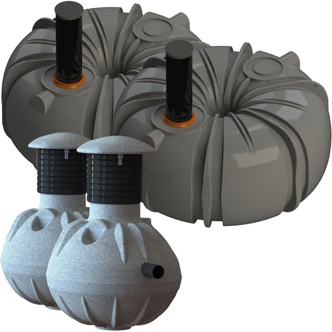 Umpisäiliö IISI Donitsi 10000 + IISI H4 harmaavesisuodatin | Taloon.com