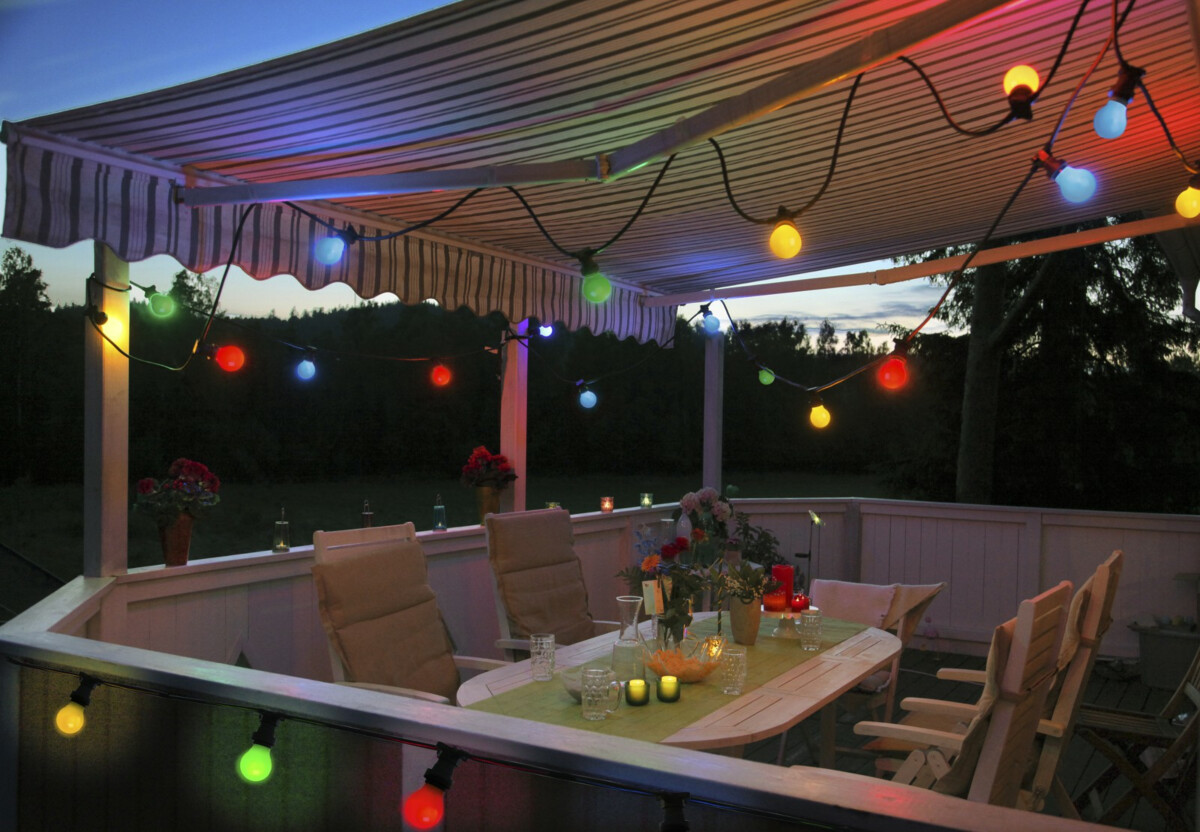 Anna Star Tradingin hauskojen värillisten LED-koristelamppujen olla päällä vaikka koko kesä!