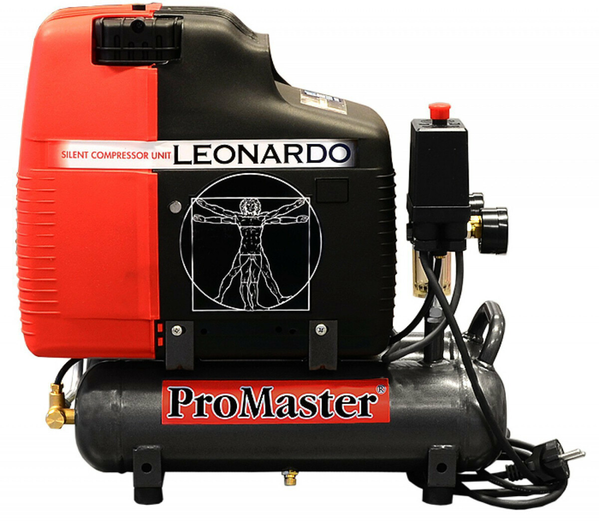 Kompressori ProMaster Leonardo 2X3L/105L/1HP/230V lisäkuva