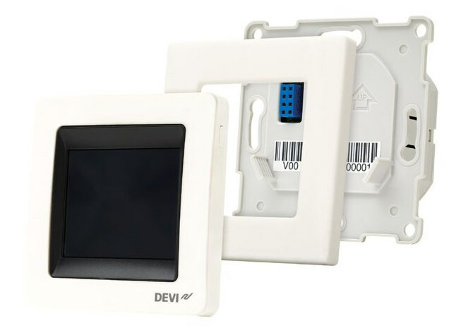 Devireg Touch -termostaatin osat