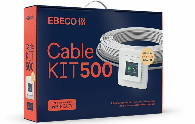 Moss Menagerry Fatal Lämpökaapelipaketti Ebeco Cable Kit 500 23 m 260 W | Taloon.com