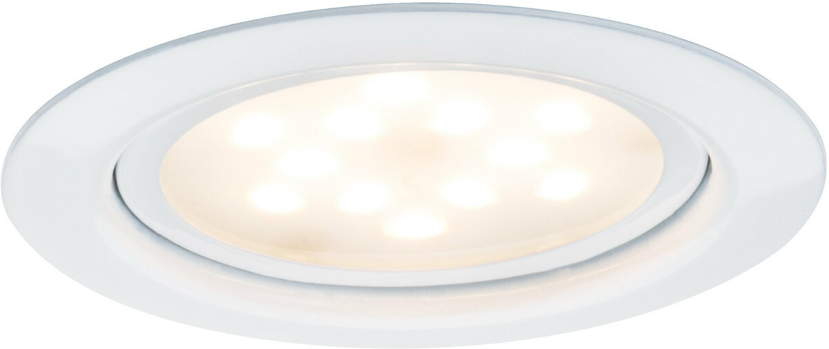 LED-kalustevalaisinsetti Micro Line 3x4,5W Ø 65 mm 3 kpl valkoinen yksittäinen valaisin