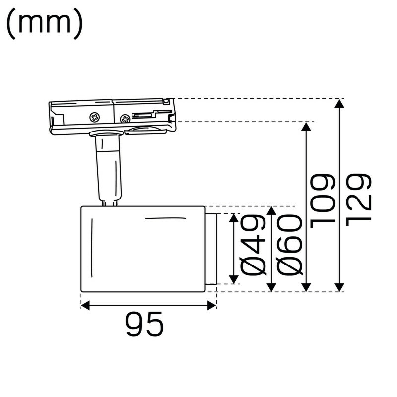 LED-kohdevalaisin Hide-a-litesarja Focus Track Micro Kit 1-vaihe 36° valkoinen 2700K lisäkuva 2