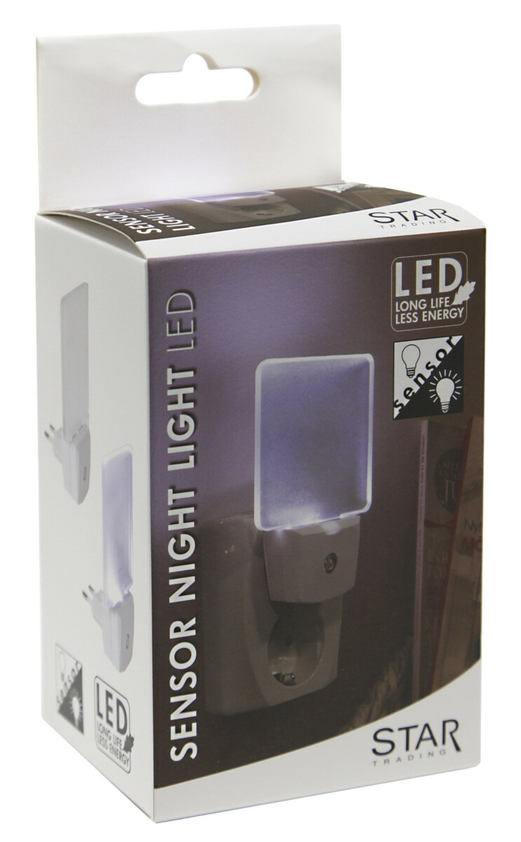 LED-yölamppu 357-11 75x63x114 mm 0,5W huurre pakkauksessa
