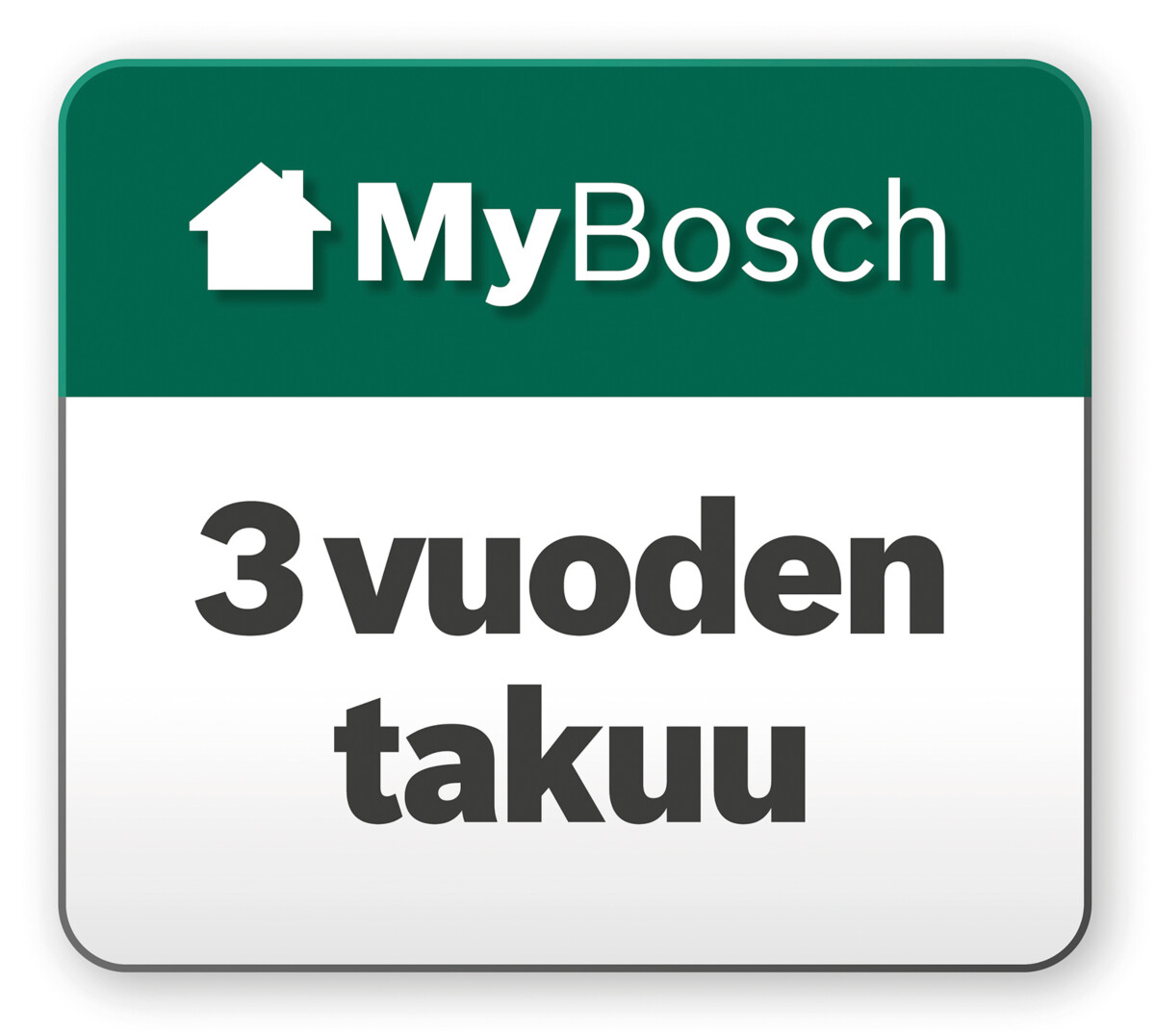 Bosch 3 vuoden takuu