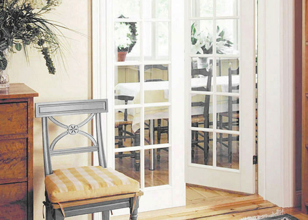 Pariovet Swedoor Craft 105 12-ruutuiset kirkkaalla lasilla ruokailuhuoneen ovina