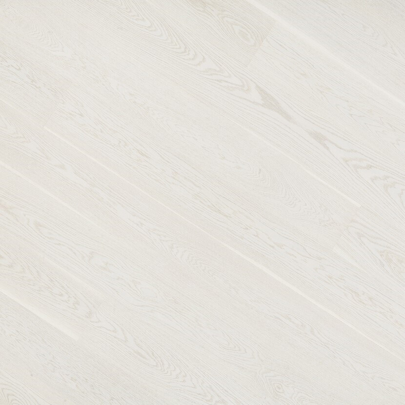 Parketti Kymppi-Lattiat Tammi Nordic 1-säleinen valkoinen mattalakka 14x192x2200 mm