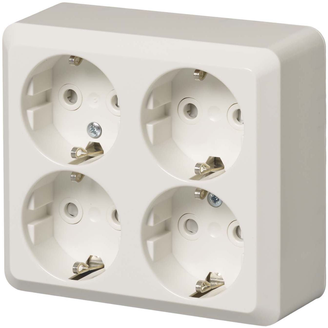 Блок из 3 розеток наружной установки