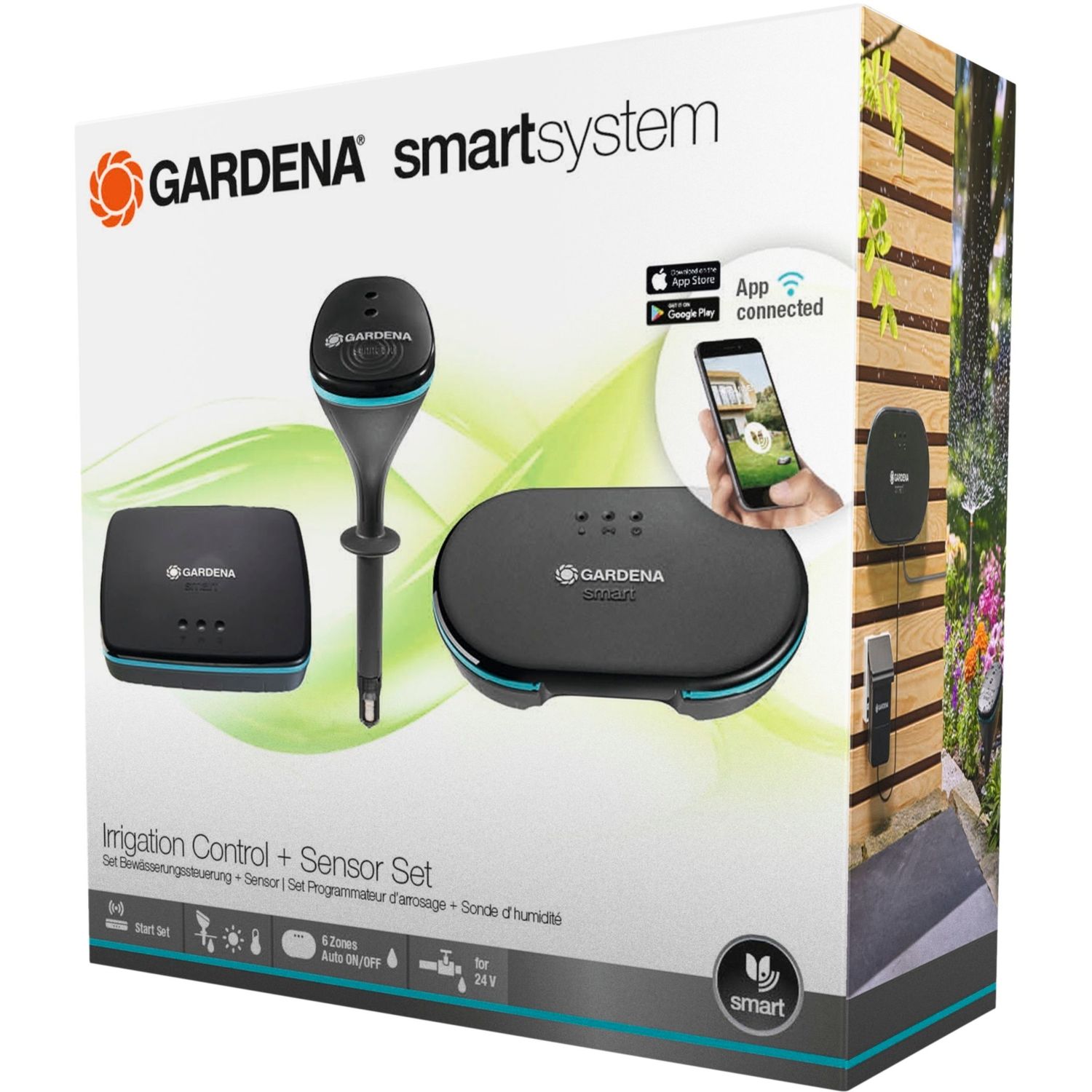 Puutarhanhoitojärjestelmä Gardena Smart Irrigation Control Sensor Set