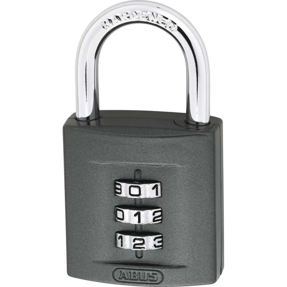 Bestel nu ABUS Cijferhangslot antraciet zamak 158/40