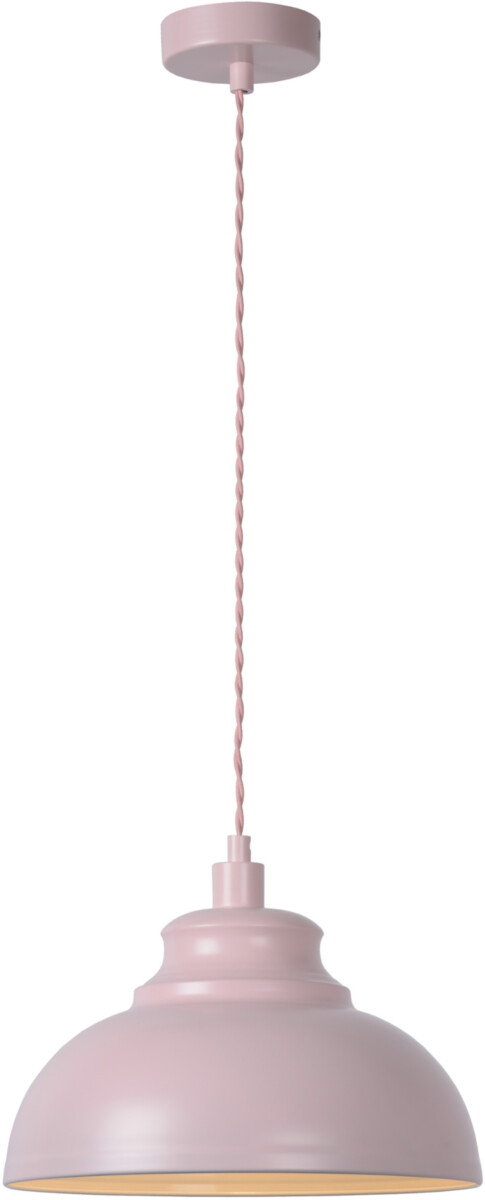 Riippuvalaisin Lucide Isla, Ø29 cm, vaaleanpunainen