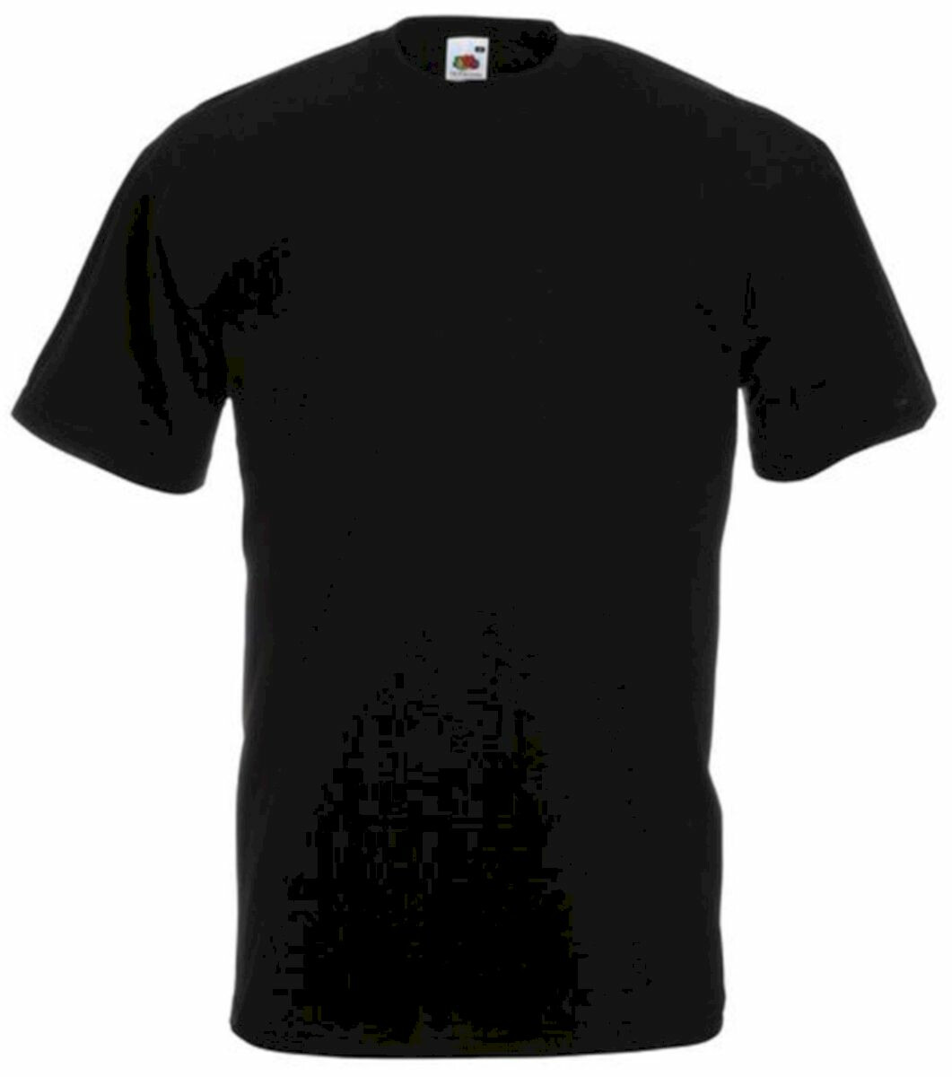 T-paita Atex 7207 O-aukkoinen musta