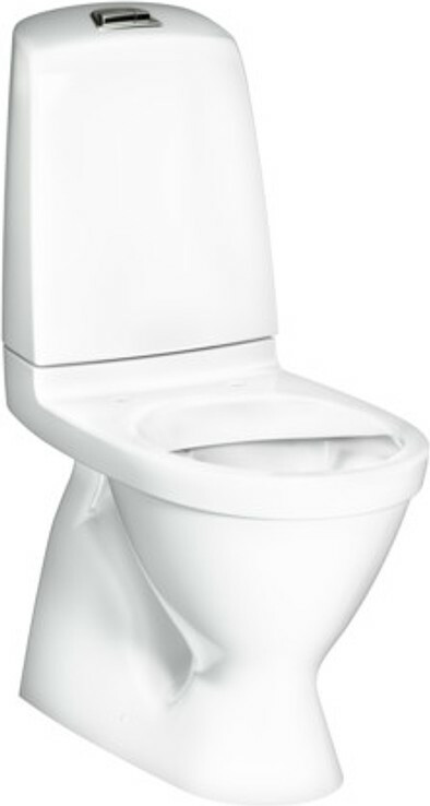 WC-istuin Gustavsberg Nautic 1500 Hygienic Flush kaksoishuuhtelu kanneton piilo-S-Lukko