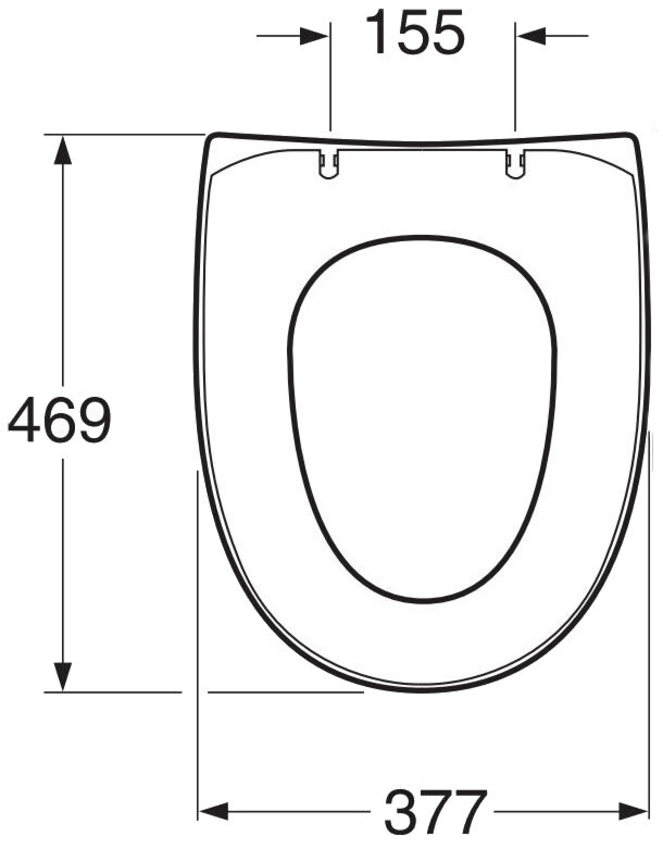 WC-istuinkansi Gustavsberg Nautic 9M24 valkoinen mitat