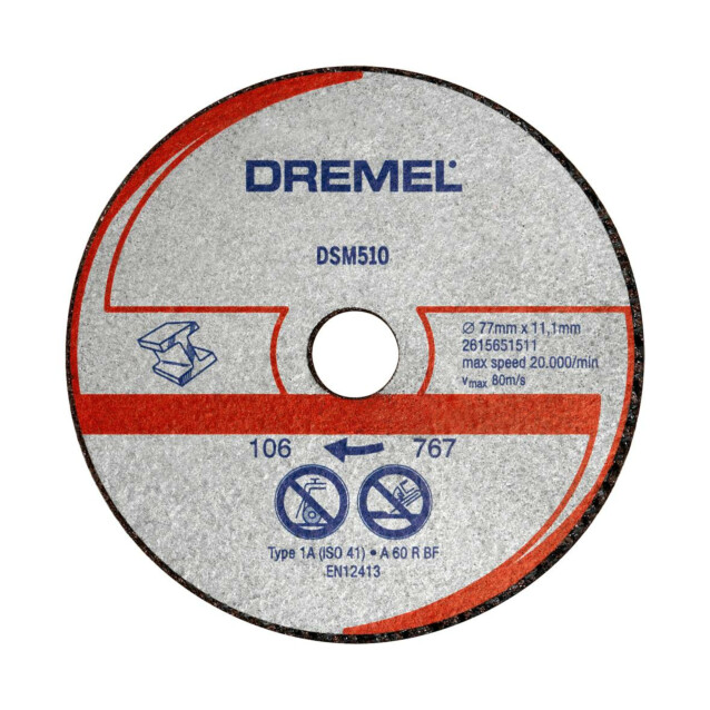 Katkaisulaikka Dremel DSM510 karbidi metallille 3 kpl