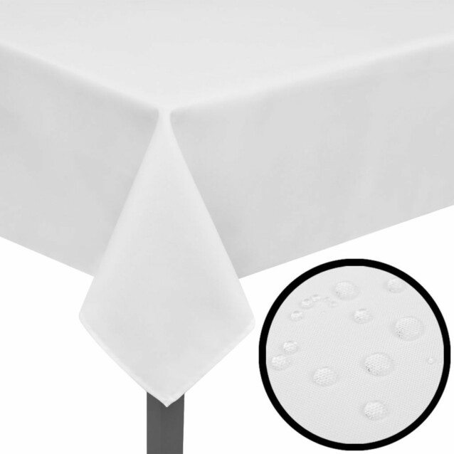 5 pöytäliinaa valkoinen 170 x 130 cm_1