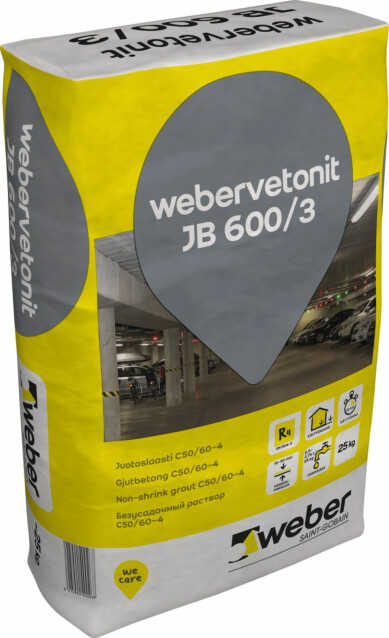 weber.vetonit JB 600/3 Juotoslaasti 25 kg säkki
