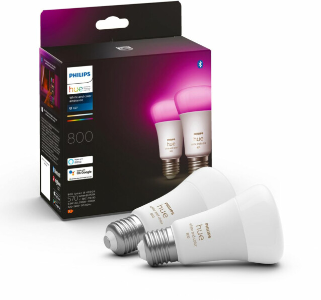 LED-älylamppu Philips Hue WCA 6,5W A60 E27 2kpl