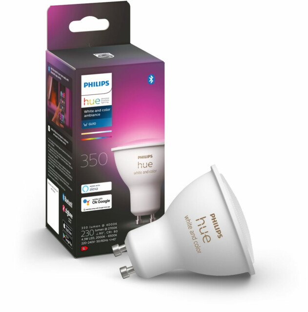 LED-älylamppu Philips Hue WCA 4,3W GU10 R