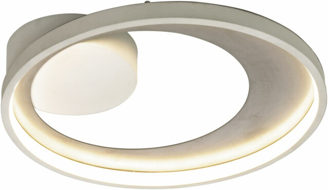 LED-kattoplafondi Aneta Carat, 3000K, valkoinen/hopea