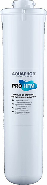 Vedensuodatin Aquaphor Pro HF bakteerien poistoon ECO Pro järjestelmään