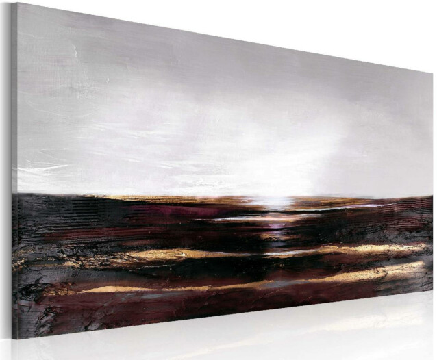 Taulu Artgeist Musta meri käsinmaalattu 60x120cm