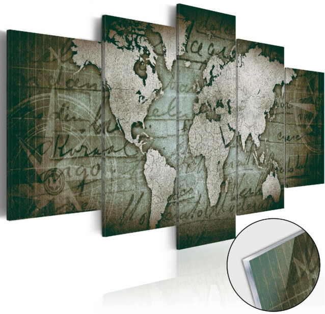 Akryylilasitaulu Artgeist Acrylic prints Bronze map III eri kokoja