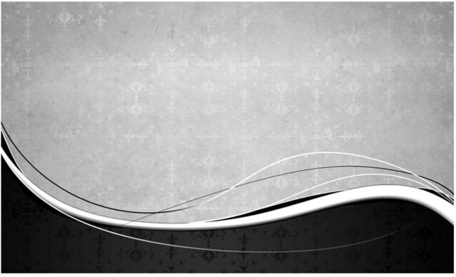 Kuvatapetti Artgeist Mustavalkoiset vintage aallot 270x450cm
