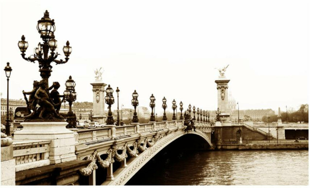 Kuvatapetti Artgeist Aleksandre III Bridge Pariisi 270x450cm